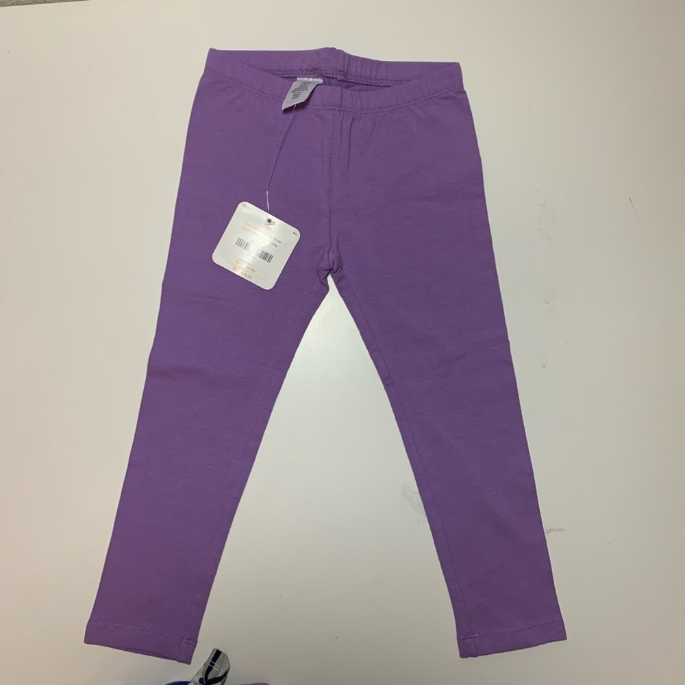 Gymboree Purple Heart Dress With Leggings 2T 3T - Picture 5 of 6